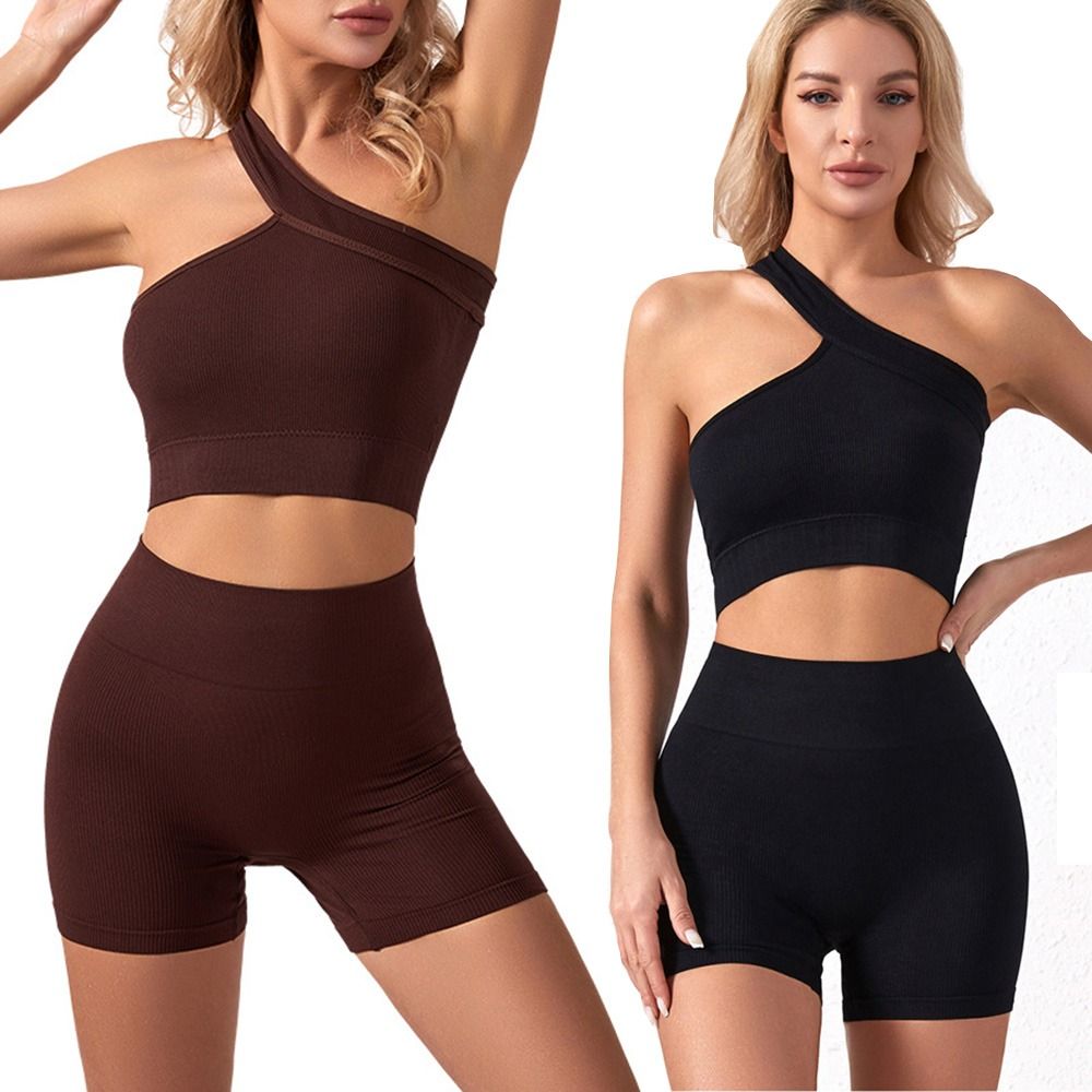 Tank Top Ribbed - قطعتان من ملابس التمارين الرياضية النسائية