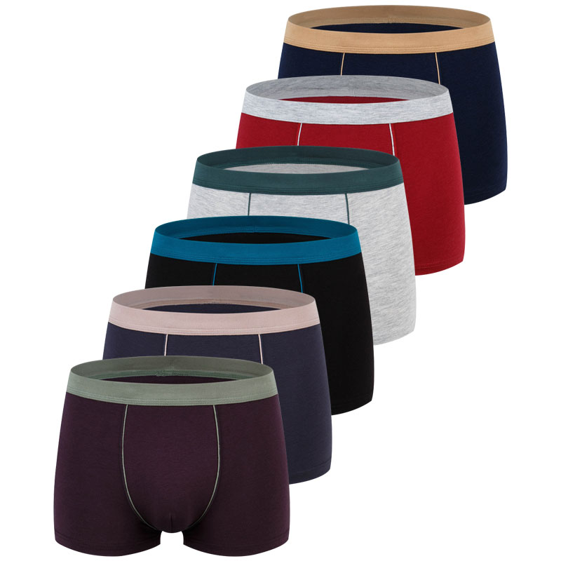 Boxer Brief Pack Cotton - حجم كبير سلس الملابس الداخلية الرجال