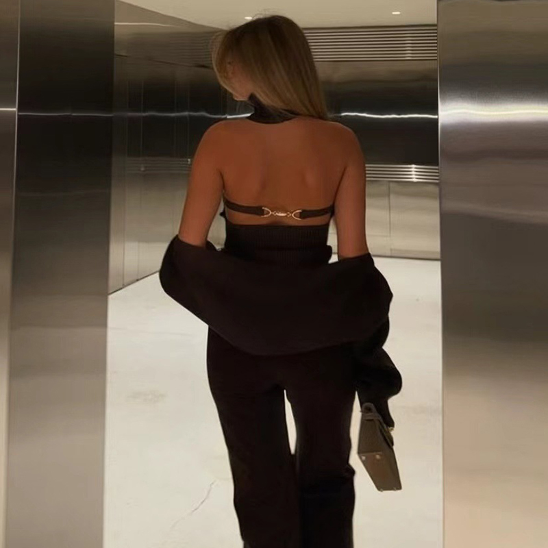 سترة فضفاضة بأكمام طويلة وكتف  - مراجعة Tank Top Ribbed وسعره