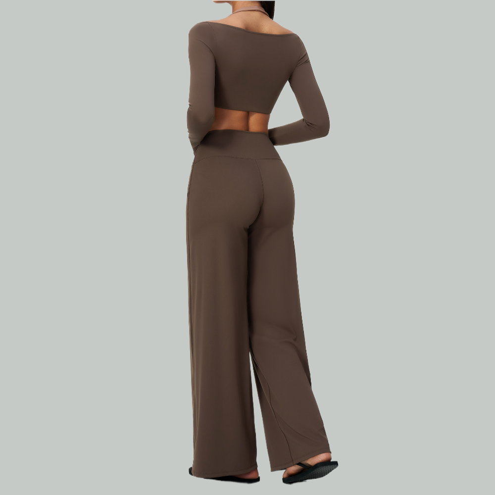 طقم رياضي نسائي مكون من قطعتين - مراجعة Compression Long Pant وسعره