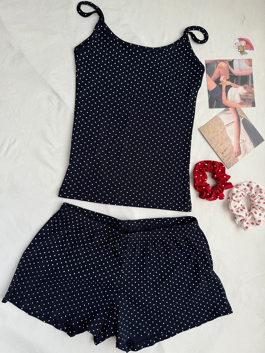 طقم شورتات نسائية صيفية كاجوال - مراجعة Tank Top Ribbed وسعره